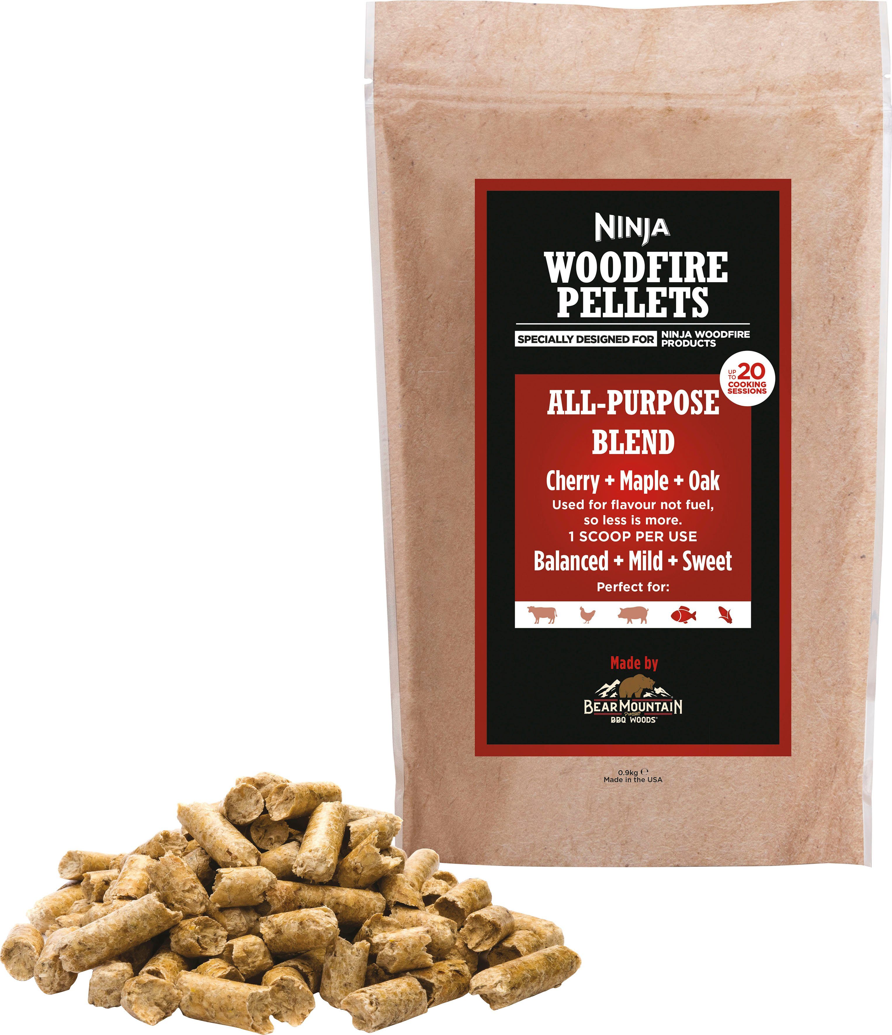 Holzpellets Ninja Woodfire Pellets Allzweckmischung 900g XSKOGAPLT2EU