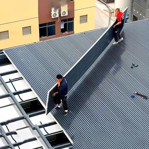 Metall-Dachpaneele - wasserdichte Verkleidung mit Wärmedämmung für Schuppen, Pavillons & Außenstrukturen