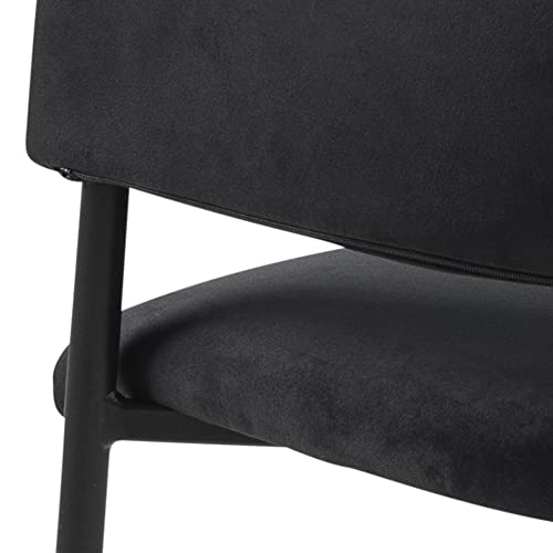 AC Design Furniture Lisette Sedia da Pranzo, Nero, H: 82 x B: 54 x T: 55 cm : Amazon.it: Casa e cucina