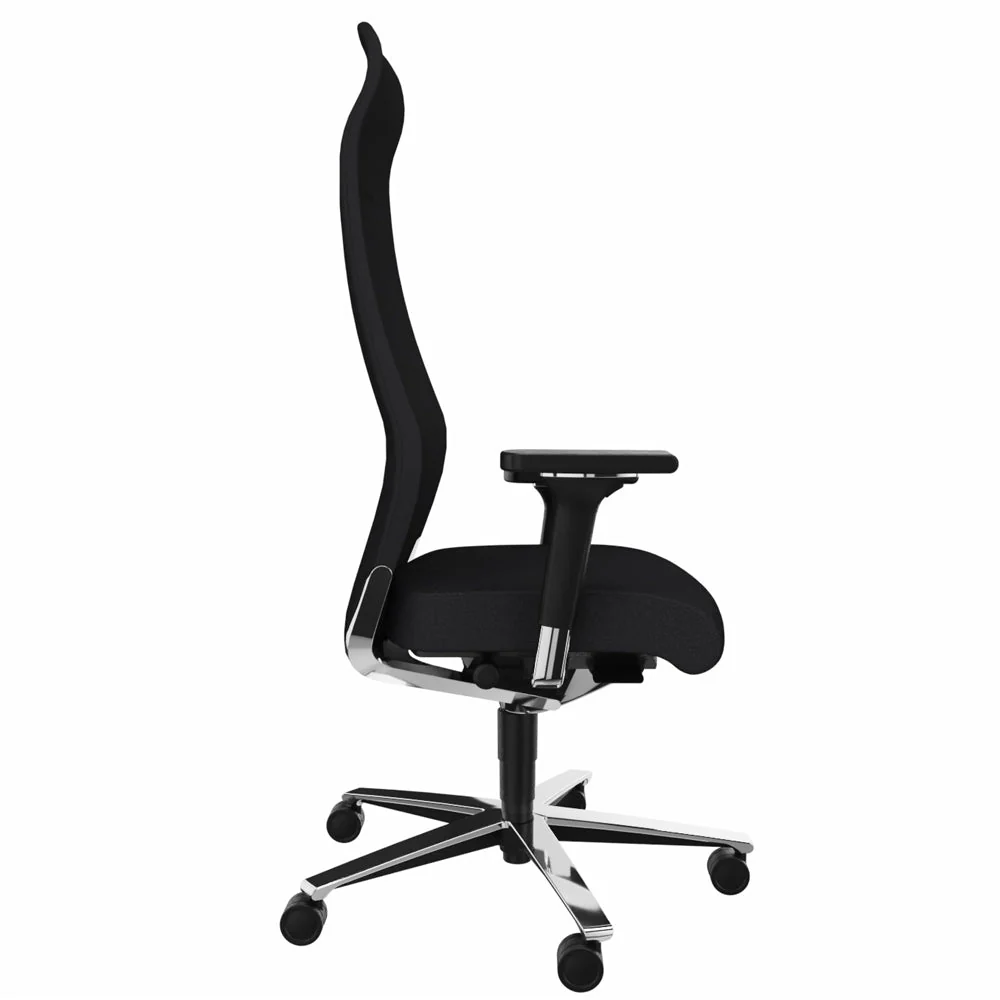 Sedia da ufficio ergonomica Züco Selvio E 0156 Poltrona direzionale | Schienale imbottito alto | Poggiatesta integrato