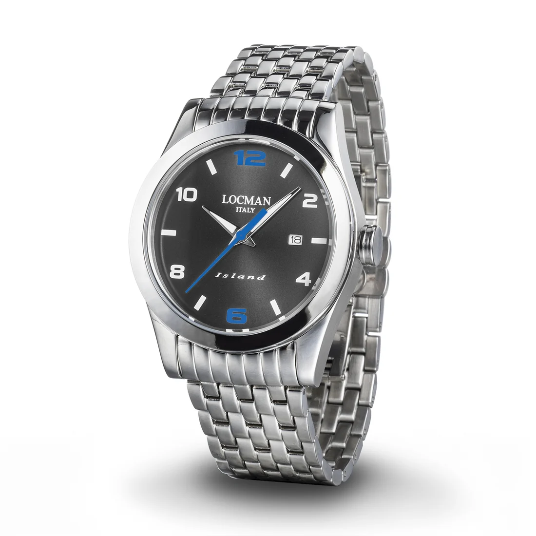 Orologio Locman Island antracite bracciale acciaio 0613A20S-00ANSKB0