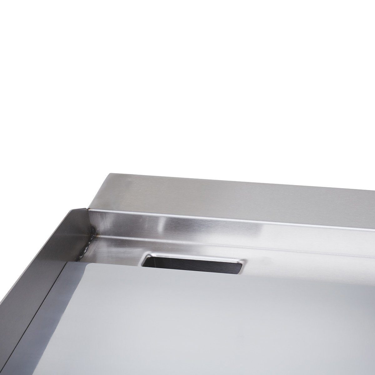 Elektrogrill Elektro-Grillplatte 41 x 42 cm glatt / verchromt - Tischgerät
