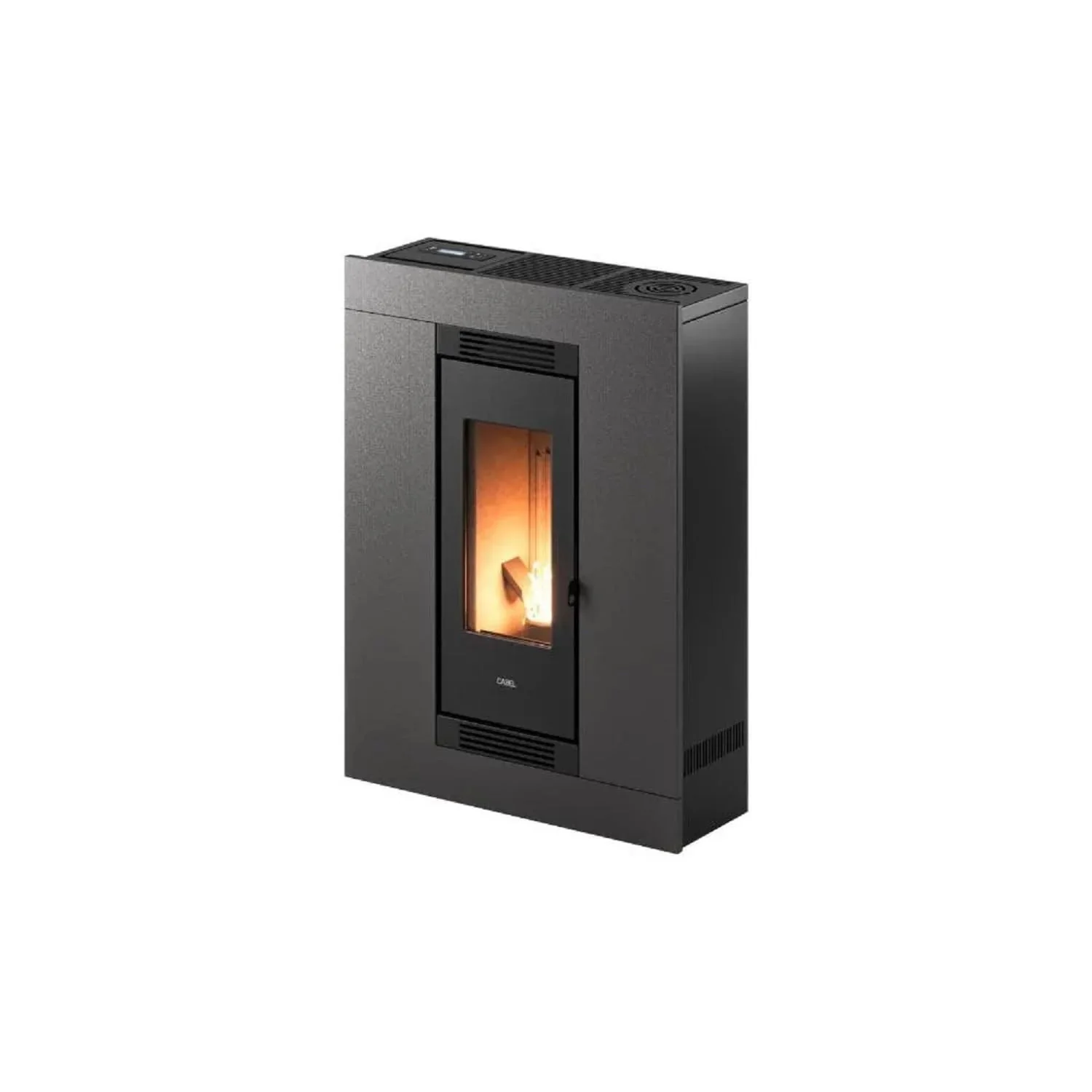 Cadel Stufa a pellet 8.5 kW Titanio Classe A+ 238 m³ Certificazione 4 stelle
