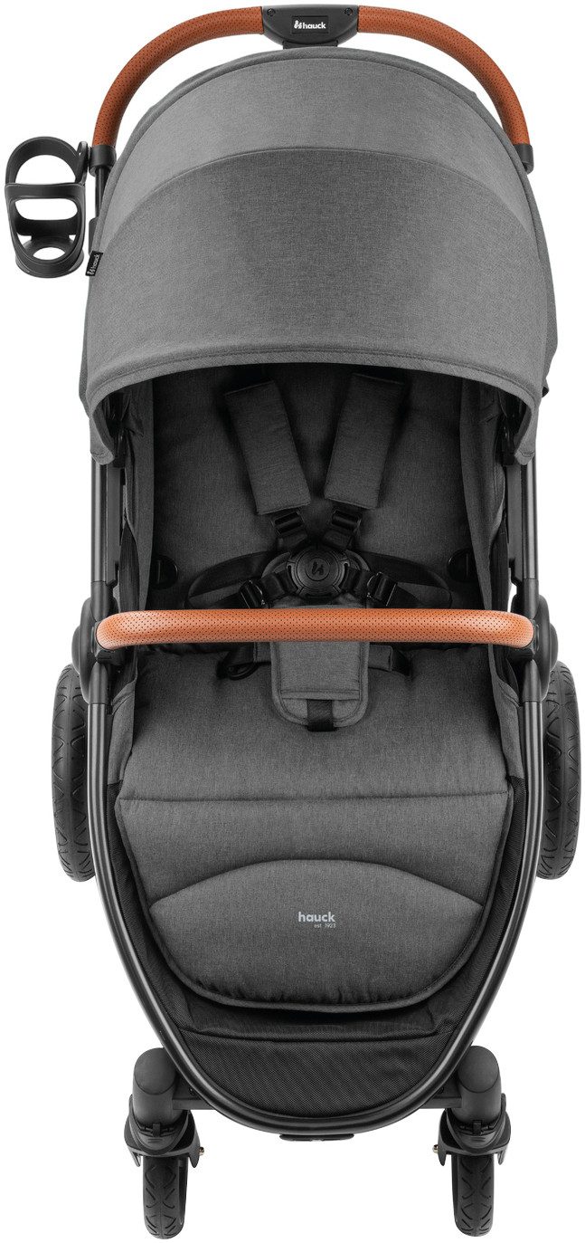 Kinder-Buggy Uptown, Black Melange Grey