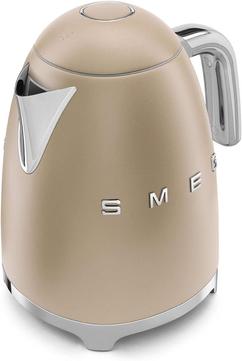 Smeg, 2x2 TSF01CREU -Toaster, 2 Schlitze für 2 Scheiben, 6 Vergoldungsniveaus, Heizfunktion, Abtau- und Bagel- Funktion, Sammelschublade, 950W, Creme