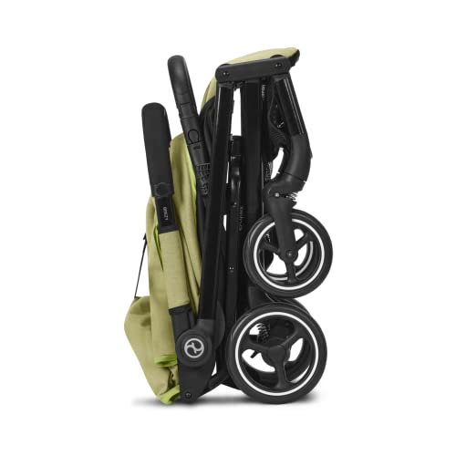 CYBEX Gold Passeggino Beezy con Cintura One Pull, Per Bambini dalla Nascita Fino a 4 Anni (Max. 22 kg), Compatto e Ergonomico, Nature Green (Verde) : Prima infanzia