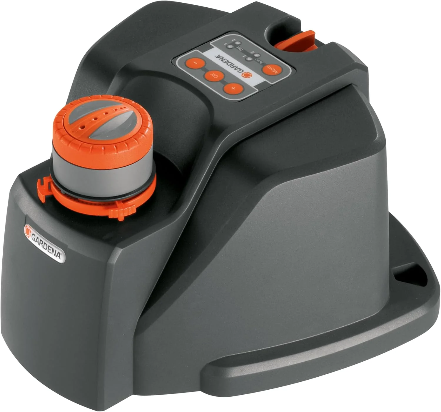 Gardena Comfort veelvlakssproeier AquaContour Automatic: vlakberegening voor de individuele besproeiing van bijna elke tuinomtrek, eenvoudig te programmeren, reikwijdte 2,5-10,5 m (8133-20)