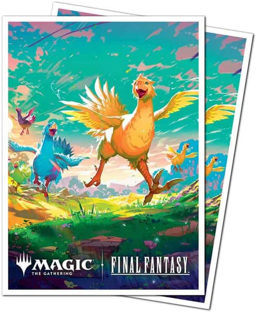 Ultra Pro: Magic the Gathering - FINAL FANTASY 105ct Apex Deck Protector sleeves for MtG - Chocobo