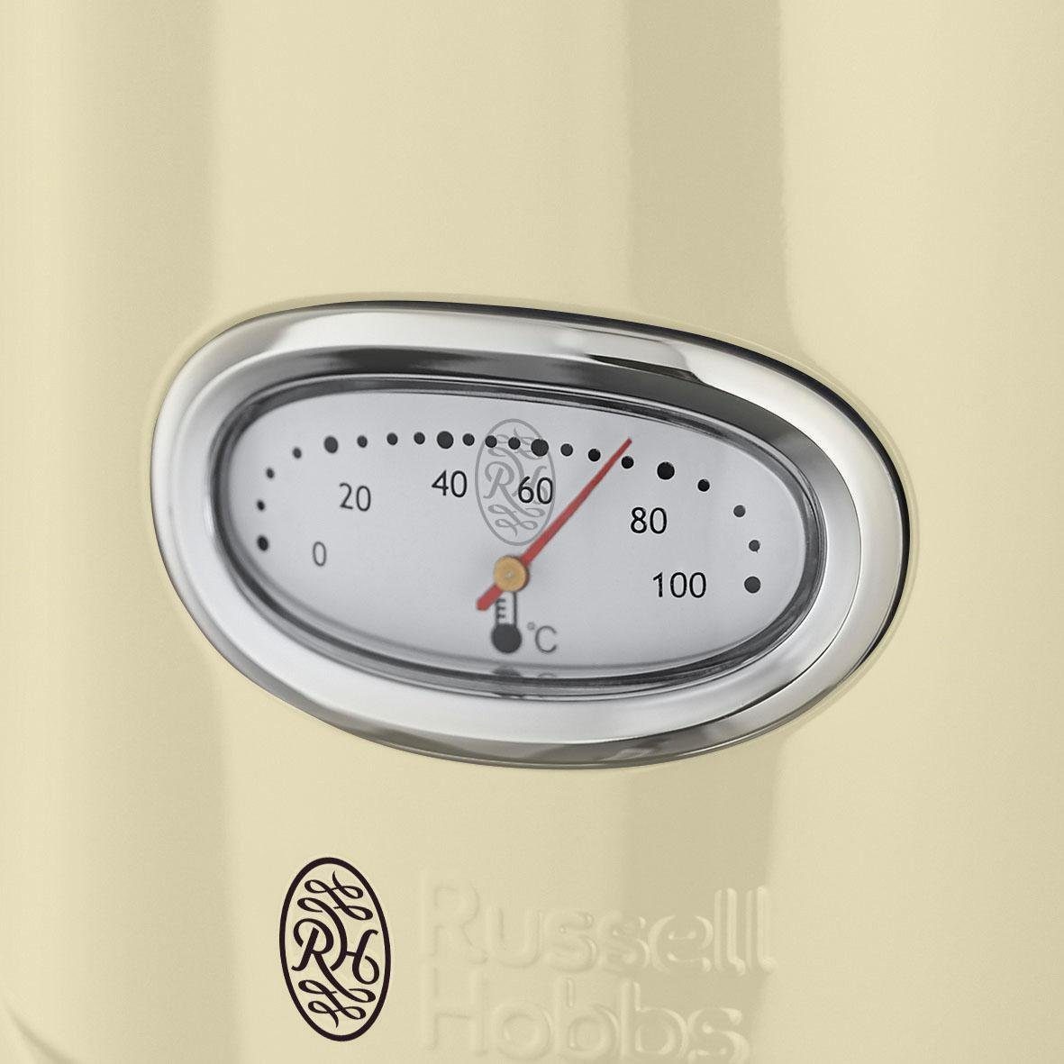 Wasserkocher RUSSELL HOBBS Wasserkocher Retro Vintage Cream 21672-70