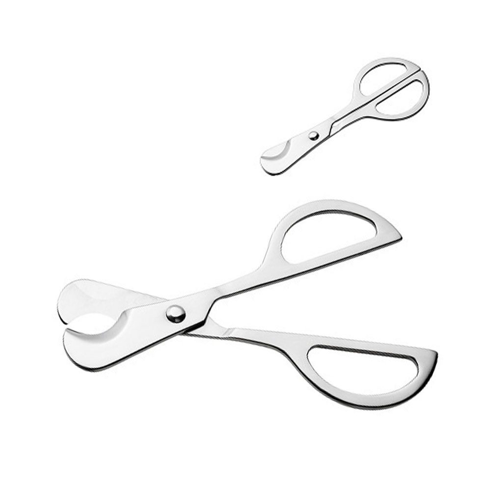 Humidor Zigarrenschere, Metall, Silberfarben, 14 cm, Zigarrenschneider Cutter