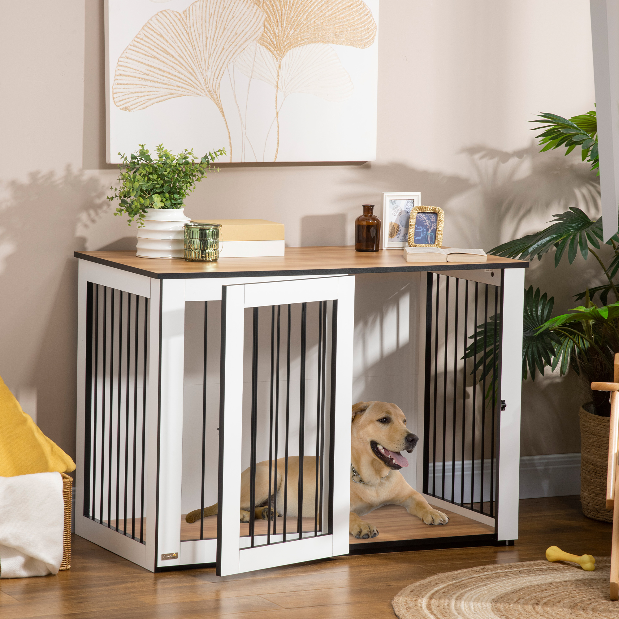 Hondenbench, 1 deur, voor kleine en middelgrote honden