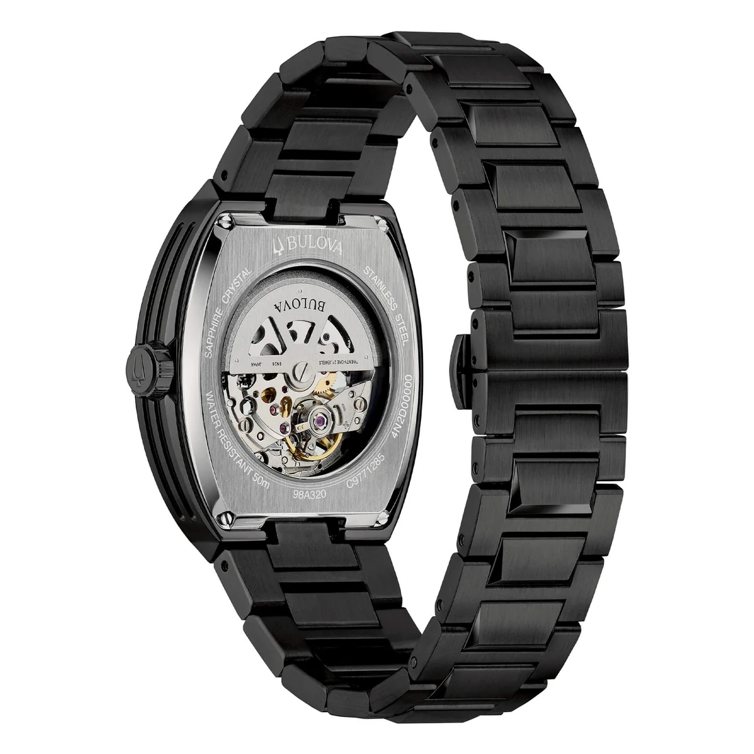 Orologio Bulova 98A320 Maquina tonneaux IP nero quadrante arcobaleno