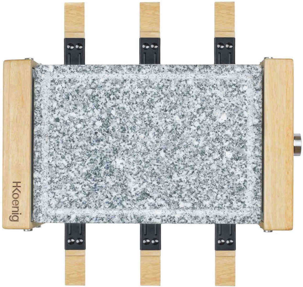 Raclette WOD6 Raclette-Grill für 6 Personen in Holz-Optik