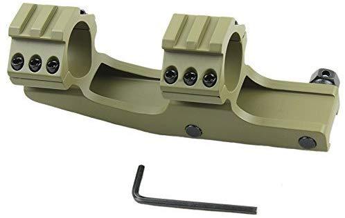 Green Blob Tactical Olive Drab Green 30mm / 1 inch Dual Ring Cantilever Scope Mount for Lasers, Flashlights, Nikon, Leupold, Vortex, Burris