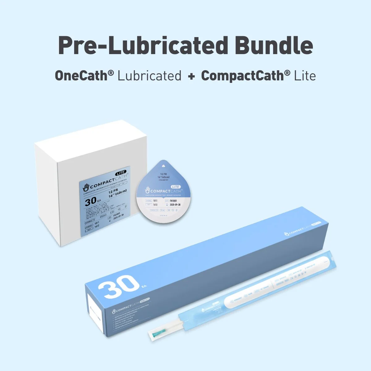 [Bundle] CompactCath Lite + OneCath Lubricated