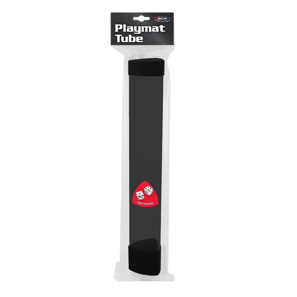 BCW Playmat tube with Dice holder - Smoke