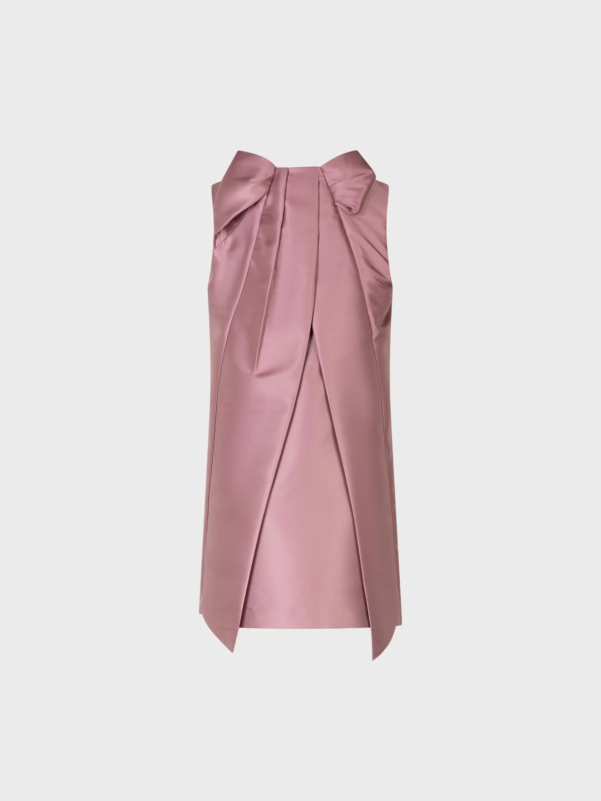 Mikado Dress Rosa �C Elegant Satin Finish Dress