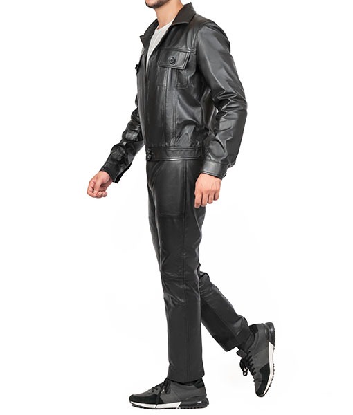 Elvis Black Leather Jacket