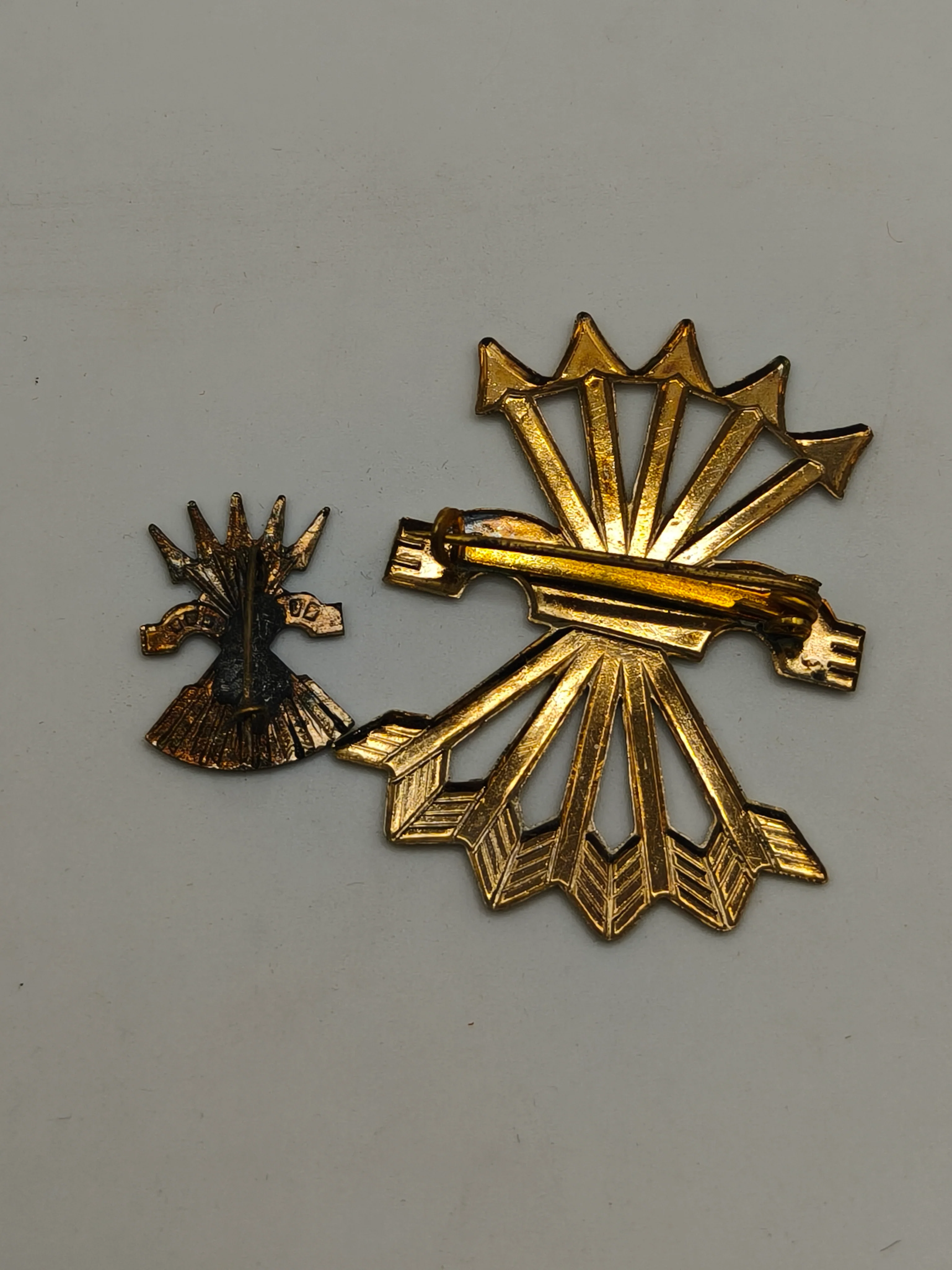 Phalanx badges. Spanish civil war.