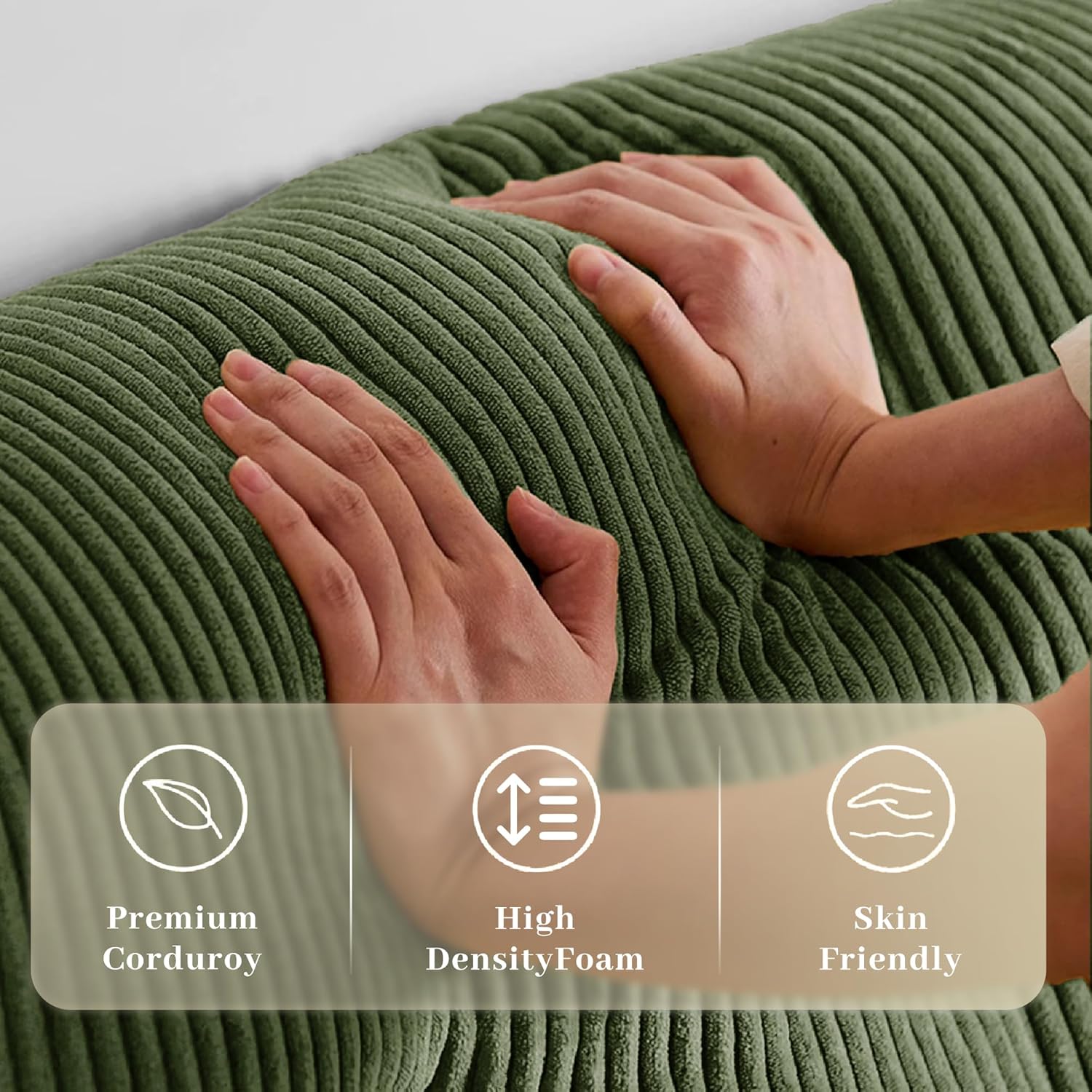 6 in 1 Schlafsofa 160x100cm,Klappbare Matratze 200x160cm mit festem Rahmen, bequemer ausklappbarer Futon, 4-Sitzer Gästesofa modularer Loveseat ohne Federkern für Wohnzimmer