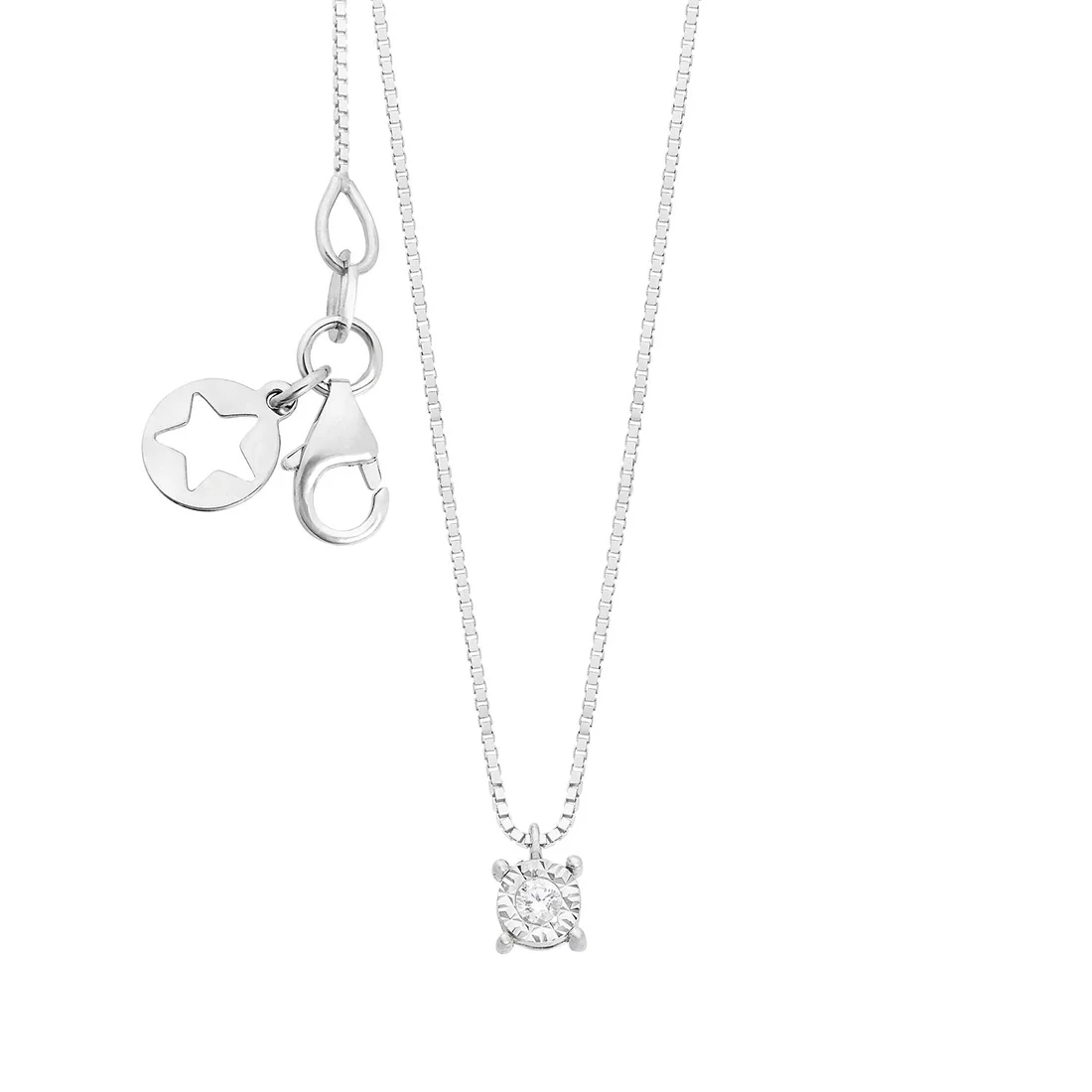 Collana Gioielli Comete punto luce brillante ct 0,02 KGLB 1412