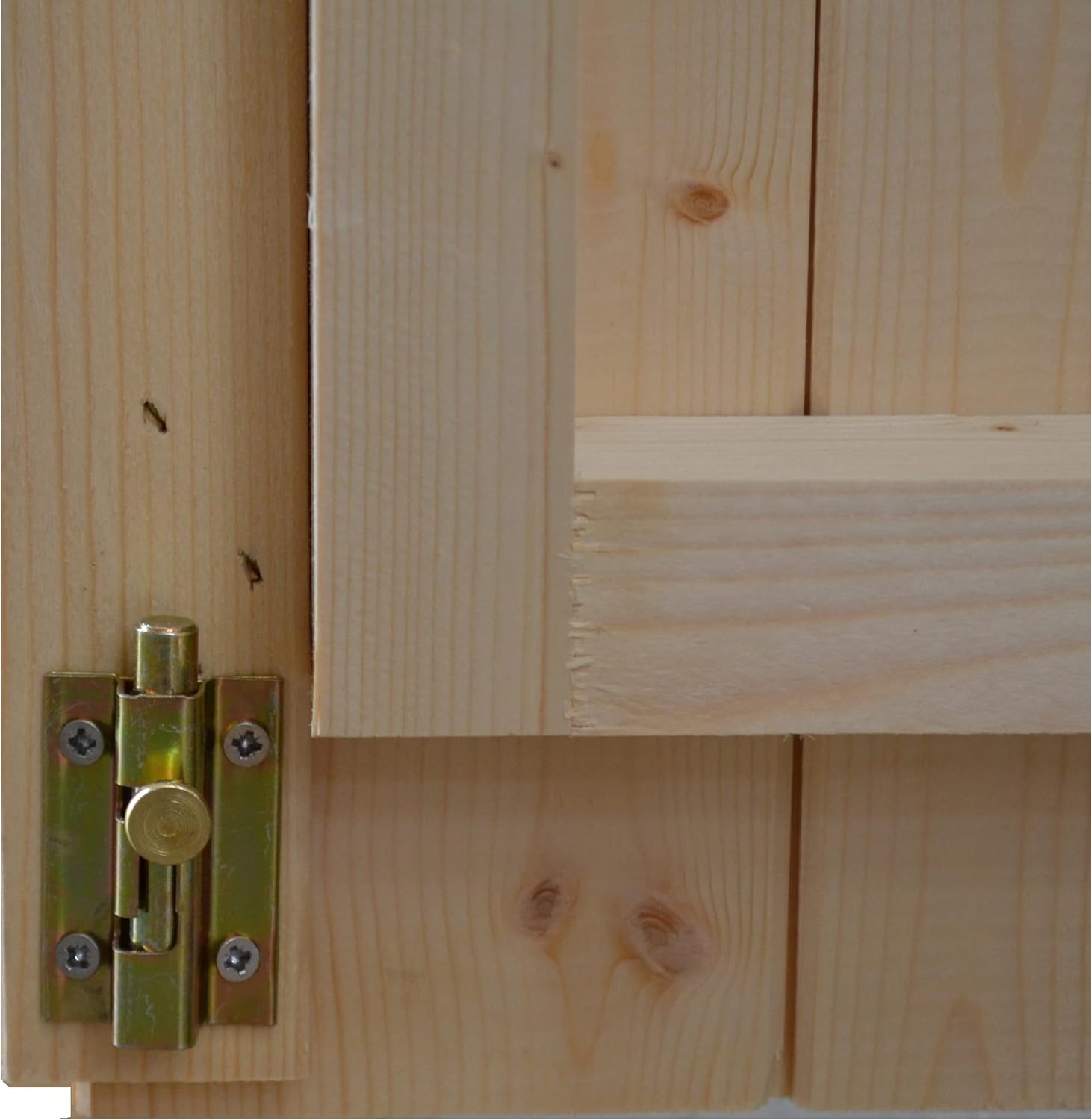 Gartenhaus Bh25 Opera 300x250 aus Fichtenholz 25 mm mit Doppeltür und Fenster, Nut-und-Feder-Dach und Boden, Fundamentbalken, einfacher Aufbau, PEFC-Zertifiziert