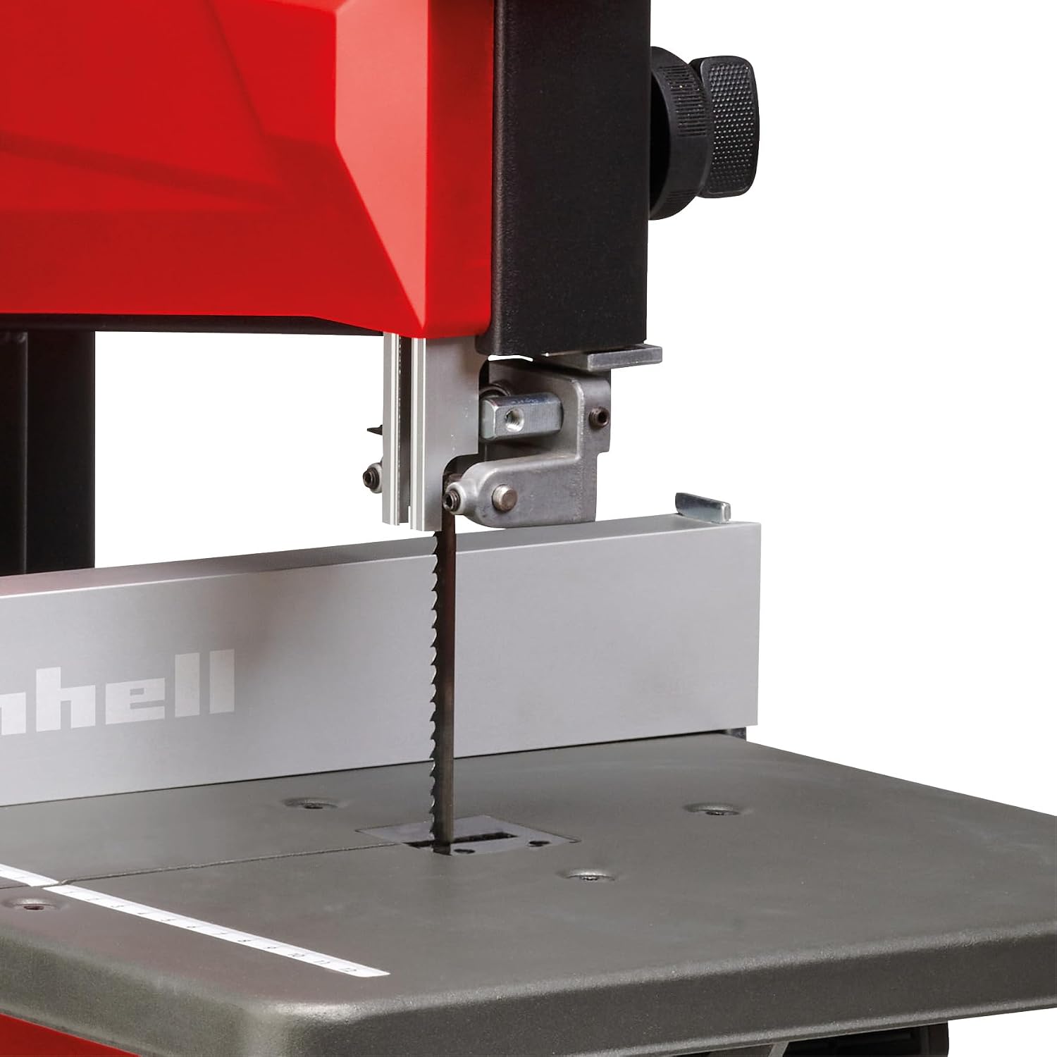 Einhell Sega a nastro TC-SB 200 + (300 W, cambio sega a nastro, barra parallela, regolazione dell'altezza, robusta guida per sega a nastro, tavolo inclinabile continuamente)