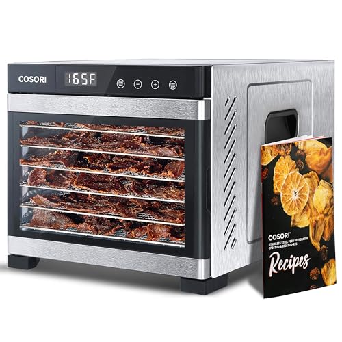 COSORI Food Dehydrator, Bigger Than 7 Trays With Large 6.5
