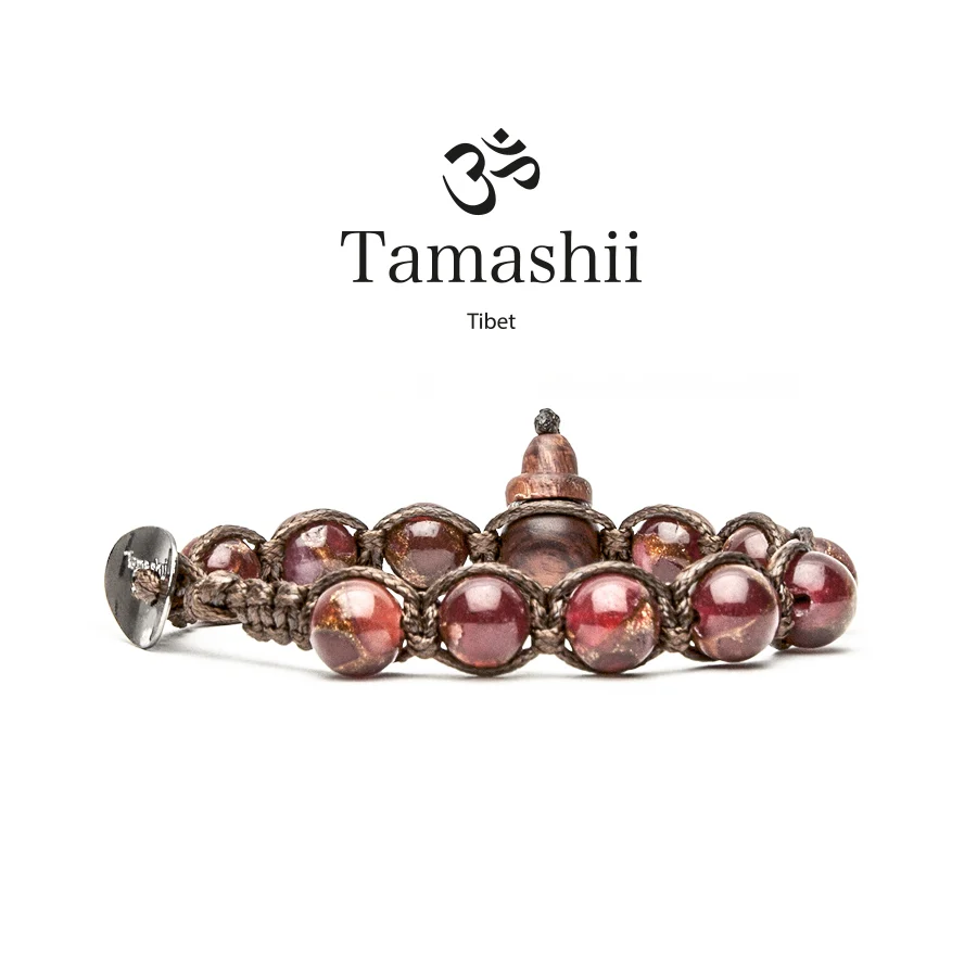 Bracciale Tamashii BHS900-239 in quarzo mosaico rosso