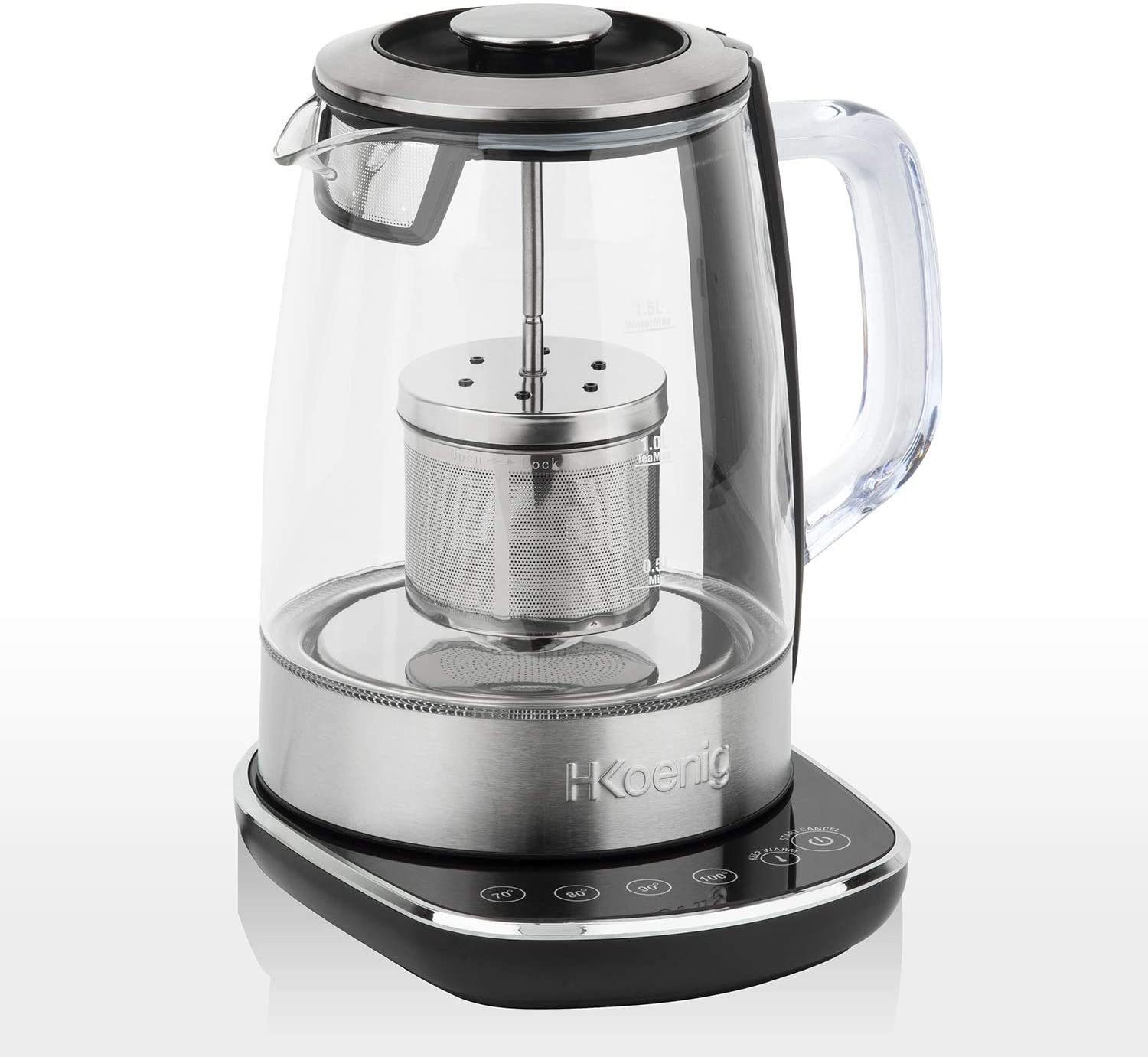 Wasserkocher TI600 Teekocher mit Temperatur-Regelung