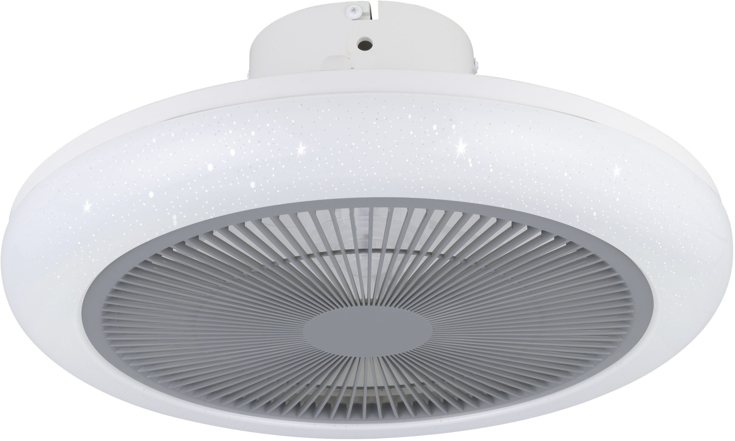 LED Deckenleuchte KOSTRENA Leuchte und Ventilator - ABS - LED - 3X8,5W - IP20