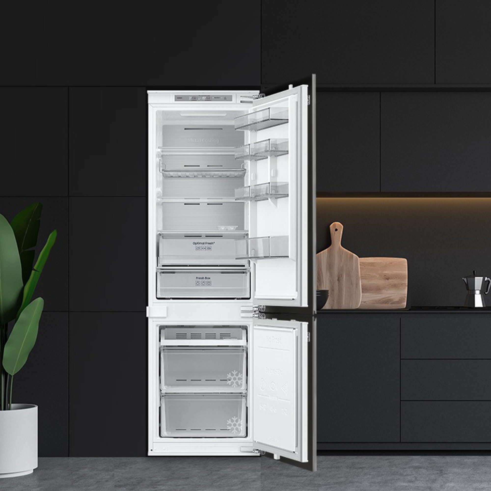Einbaukühlgefrierkombination BRB8OF BRB80F30ADFO