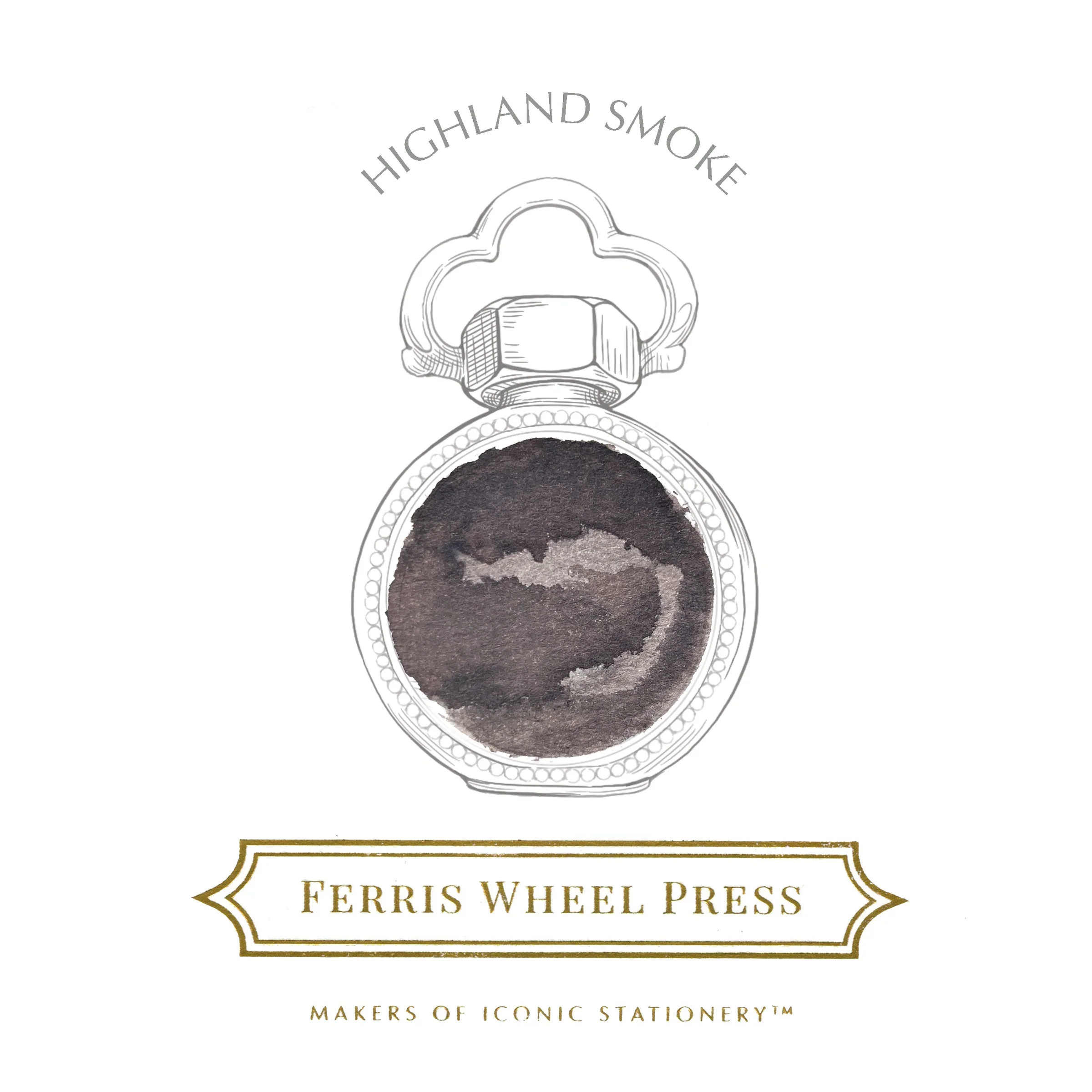 Ferris Wheel Press Fountain Pen Ink - Highland Smoke