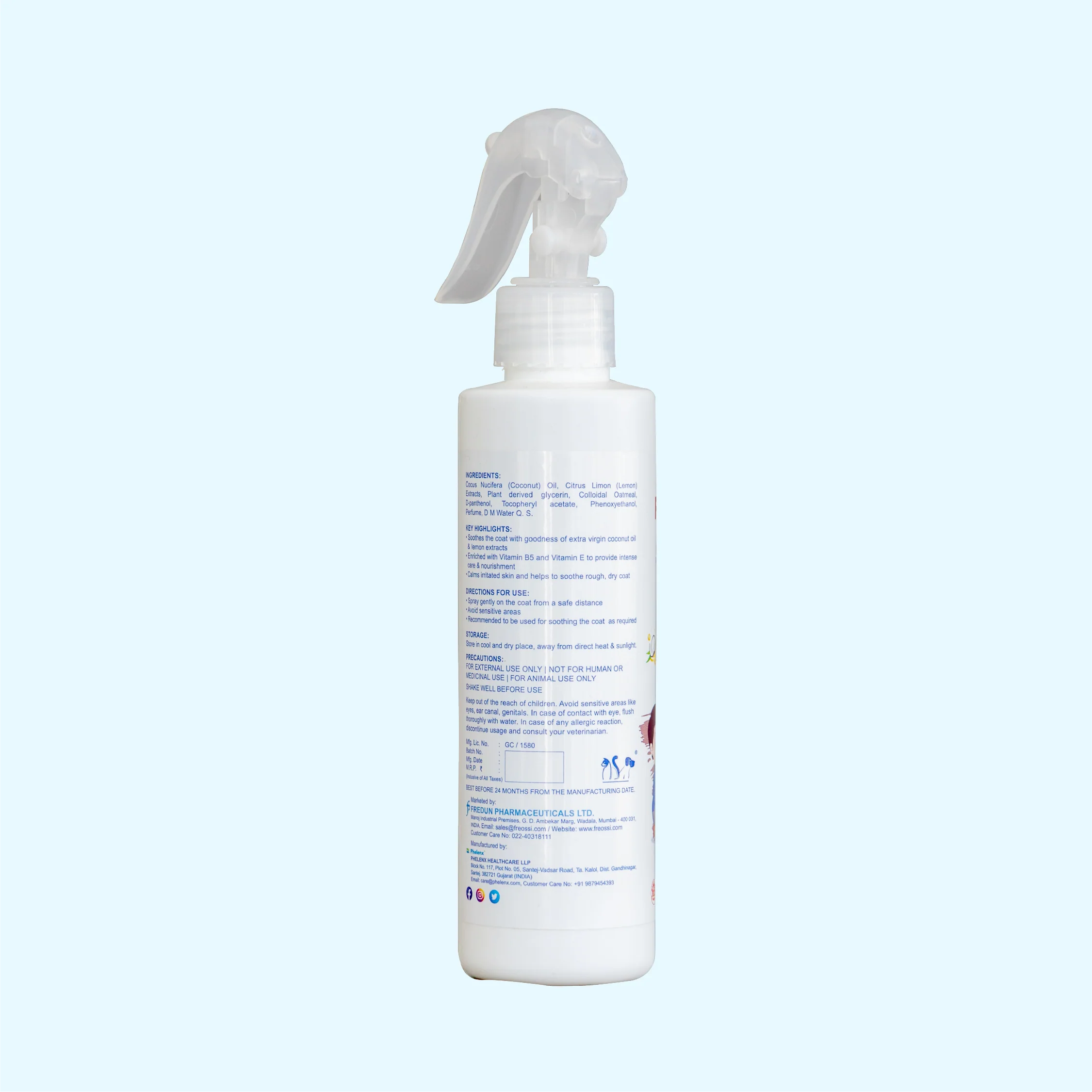 Spray lenitivo