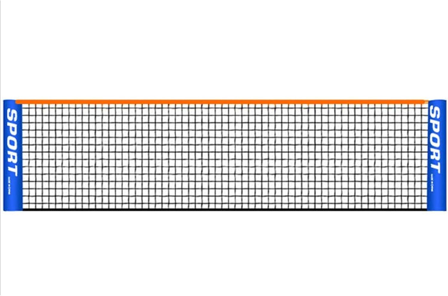 Anjinguang Rete di ricambio portatile per badminton, tennis, pallavolo per bambini, pickleball, facile installazione, rete in nylon per sport indoor e outdoor, rete