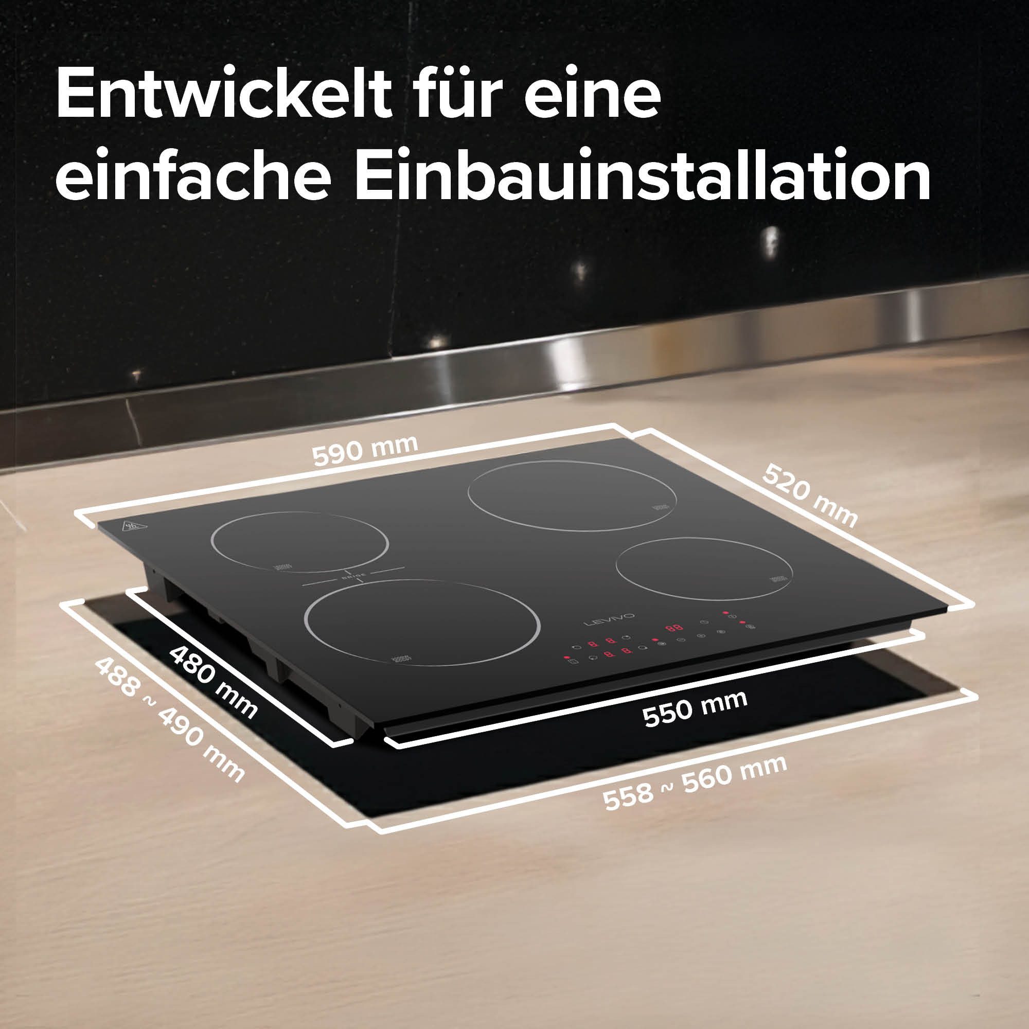 Induktions-Kochfeld