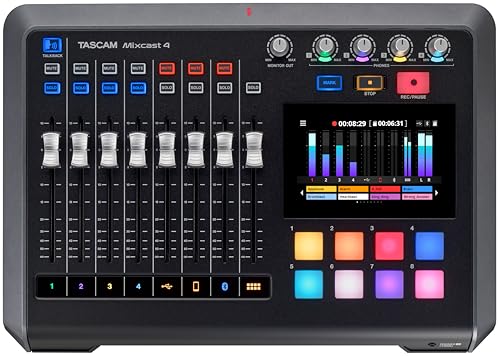 Tascam Mixcast 4 Stazione Podcast