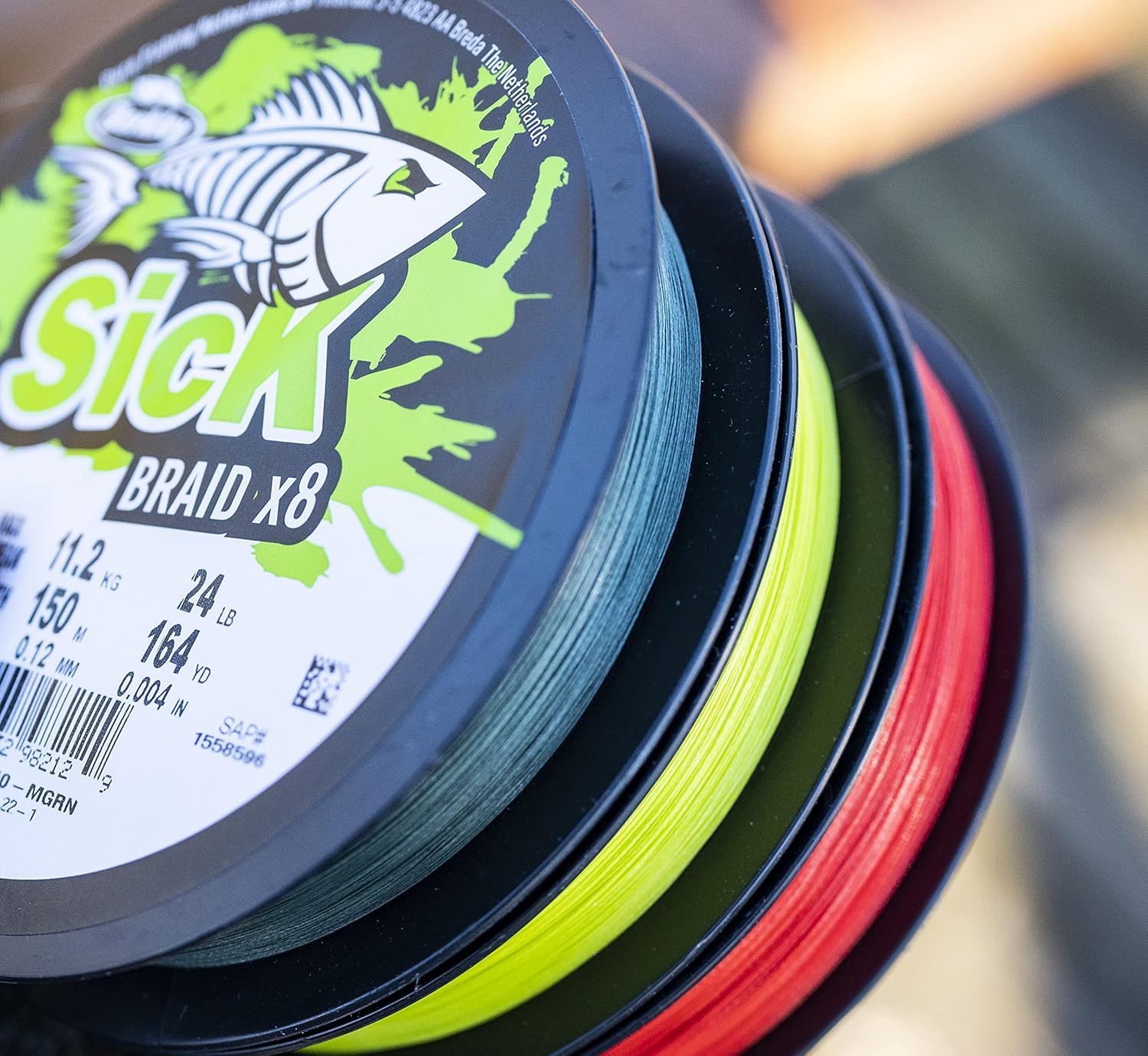 Berkley Sick Braid – 8-fach geflochtene Angelschnur, super glattes 8-fach Multifaden PE Raubfischgeflecht, Angelschnüre 150-300 m zum Süßwasser- oder Salzwasser-Meeresangeln