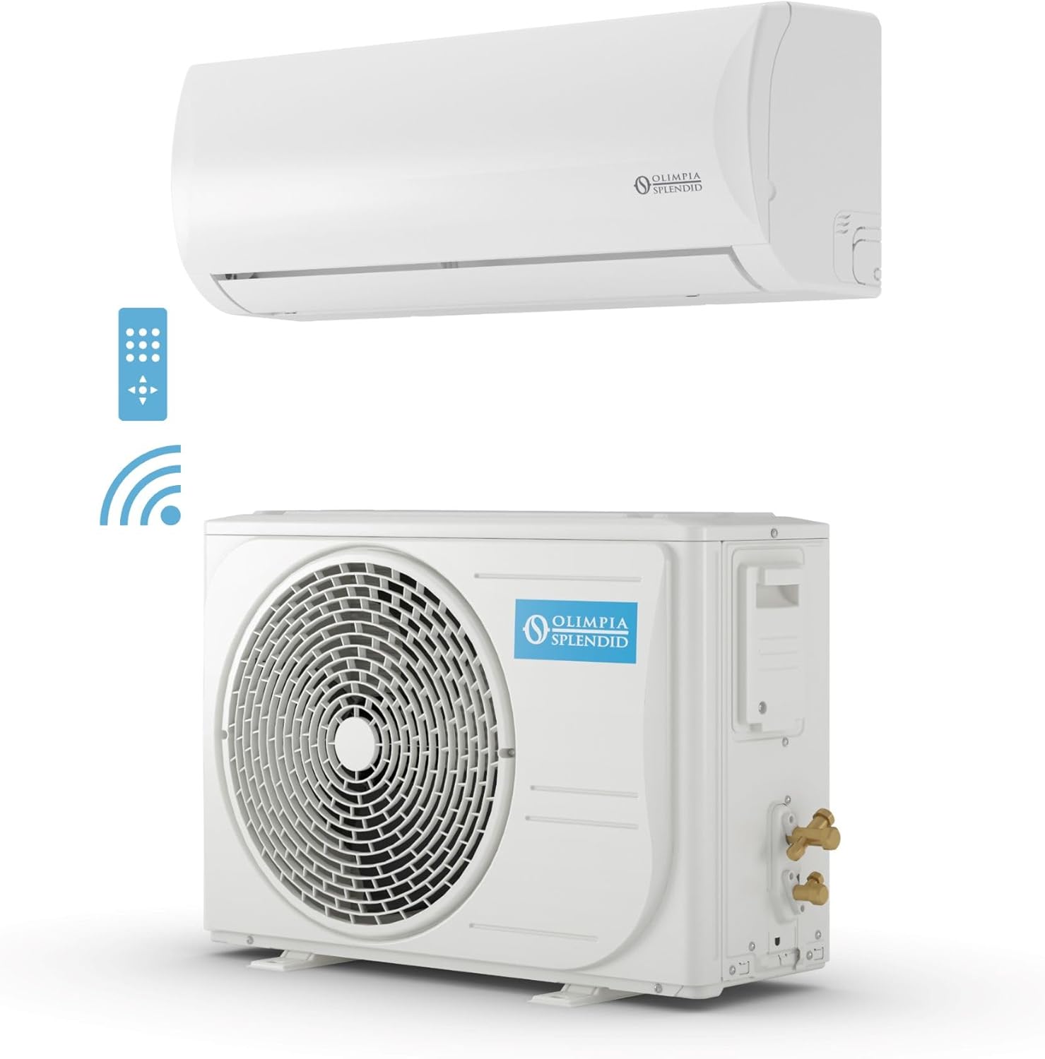 Olimpia Splendid, Mystral S1 E 12 Air Conditioning 12000 BTU / h Monosplit Inverter, Gas R32, Class A++, Cooling Function, Heating, Dehumidification and Ventilation, Integrated Wifi