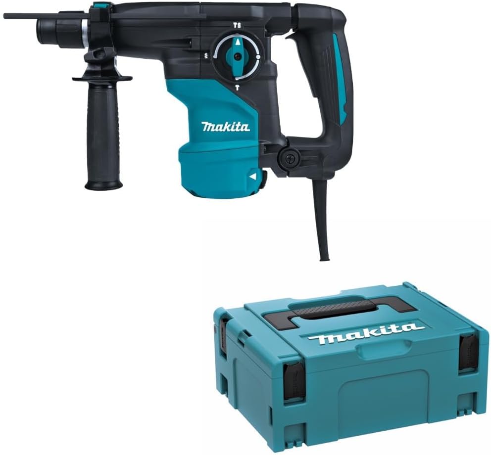 Makita HR3001CJ/2 SDS-Plus Rotary Hammer 240V 30mm Supplied in a Makpac Case