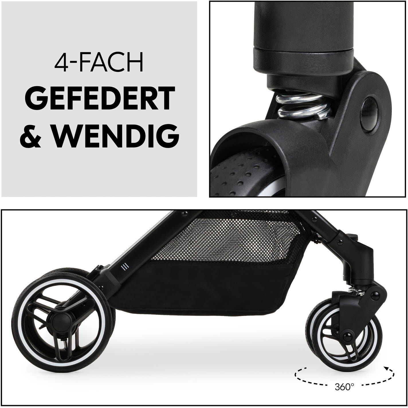 Kinder-Buggy Travel N Care Plus, Dusty Blue