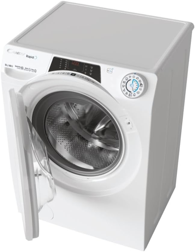 Candy RO 14104DWMT/1-S - Lavatrice 10 Kg, Classe A, 1400 Giri, 65x60x89 cm