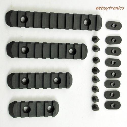 4-Pack Polymer Hand Guard Rail Section Kit L2 L3 L4 L5 Caming T-Nuts,
