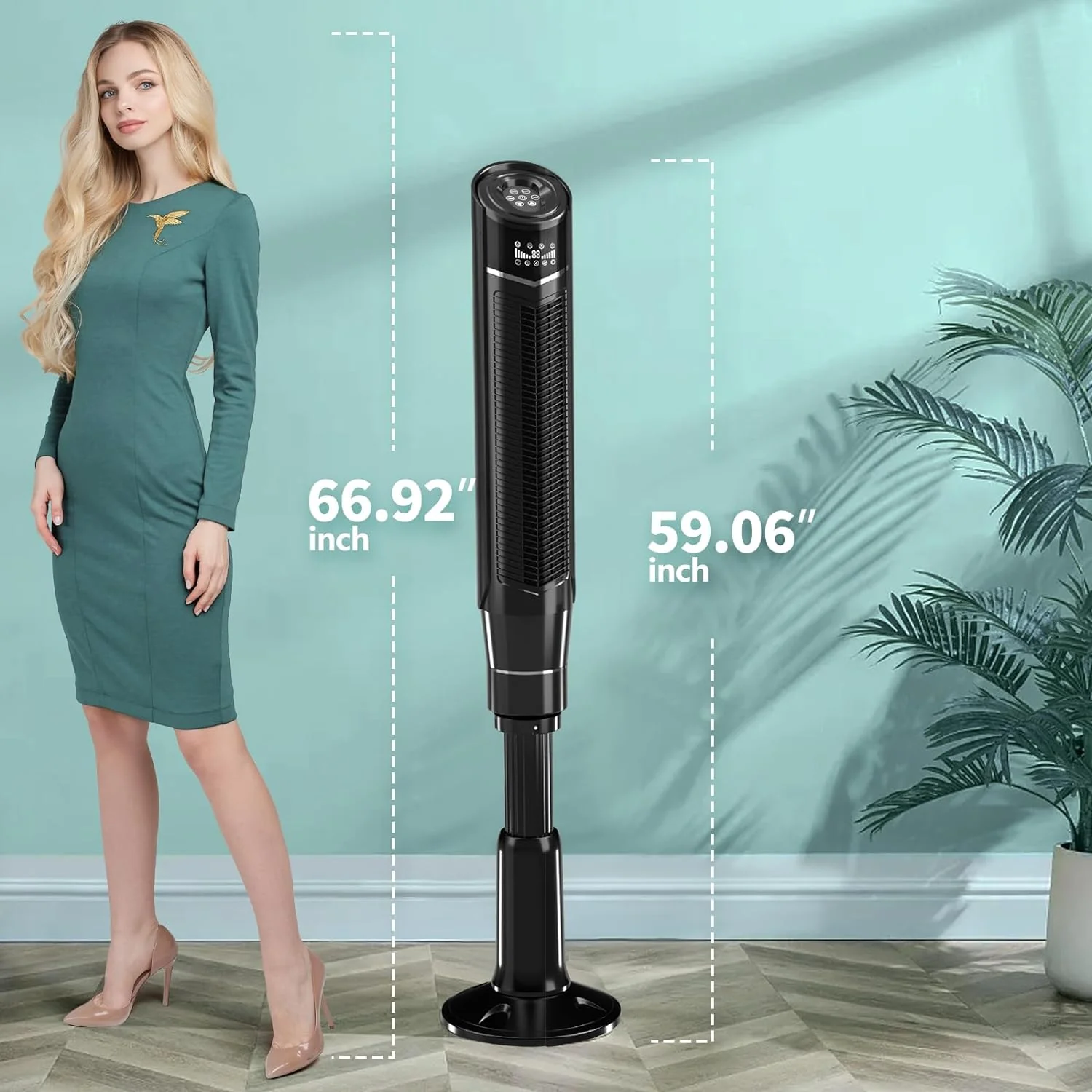 Antarctic Star Tower Fan 360&deg;Oscillating Fan 59 Inch