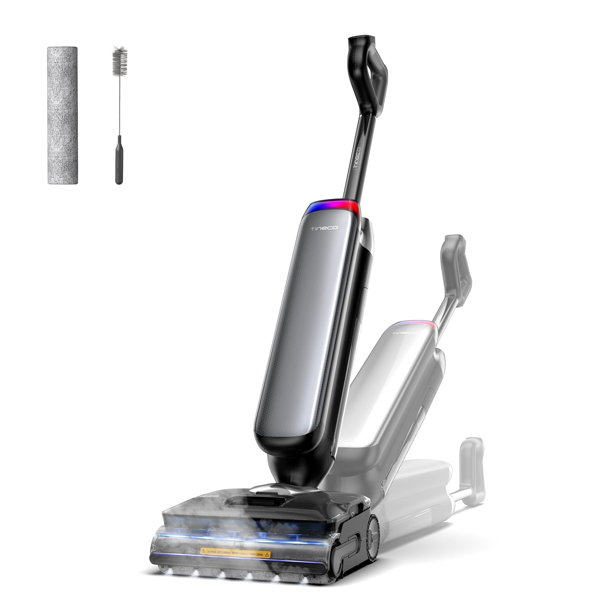 Nass-Trockensauger mit 160 °C HyperSteam Technologie, bis zu 90 min Laufzeit, HEPA-Filter und DualBlock Anti-Verhedderungsdesign für Hartböden