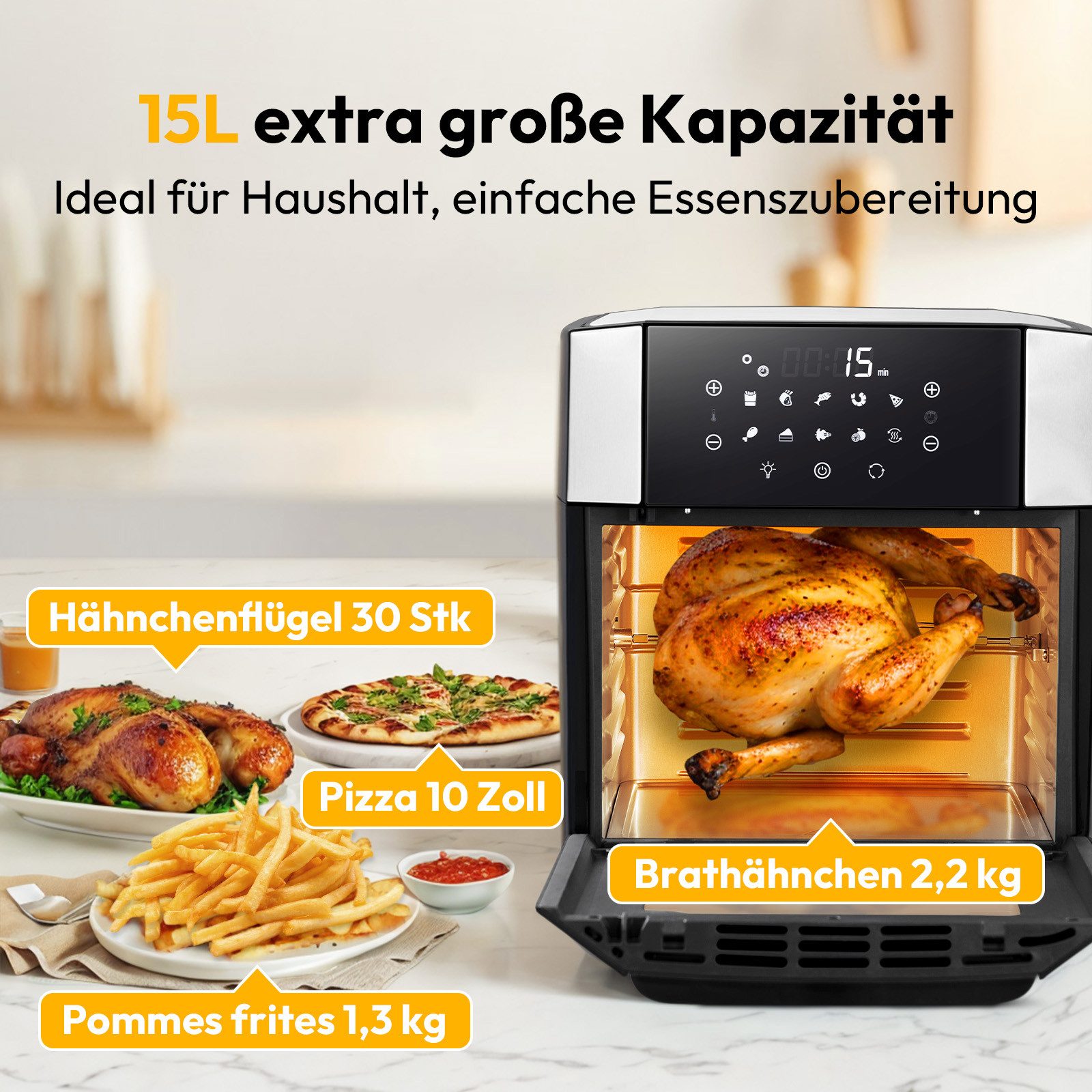 Heißluftfritteuse