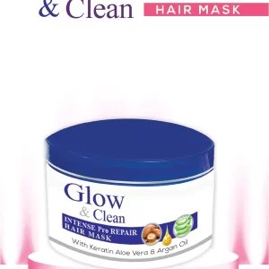 Glow & Clean Intense Hair Repair Mask with Keratin & Argan Oil