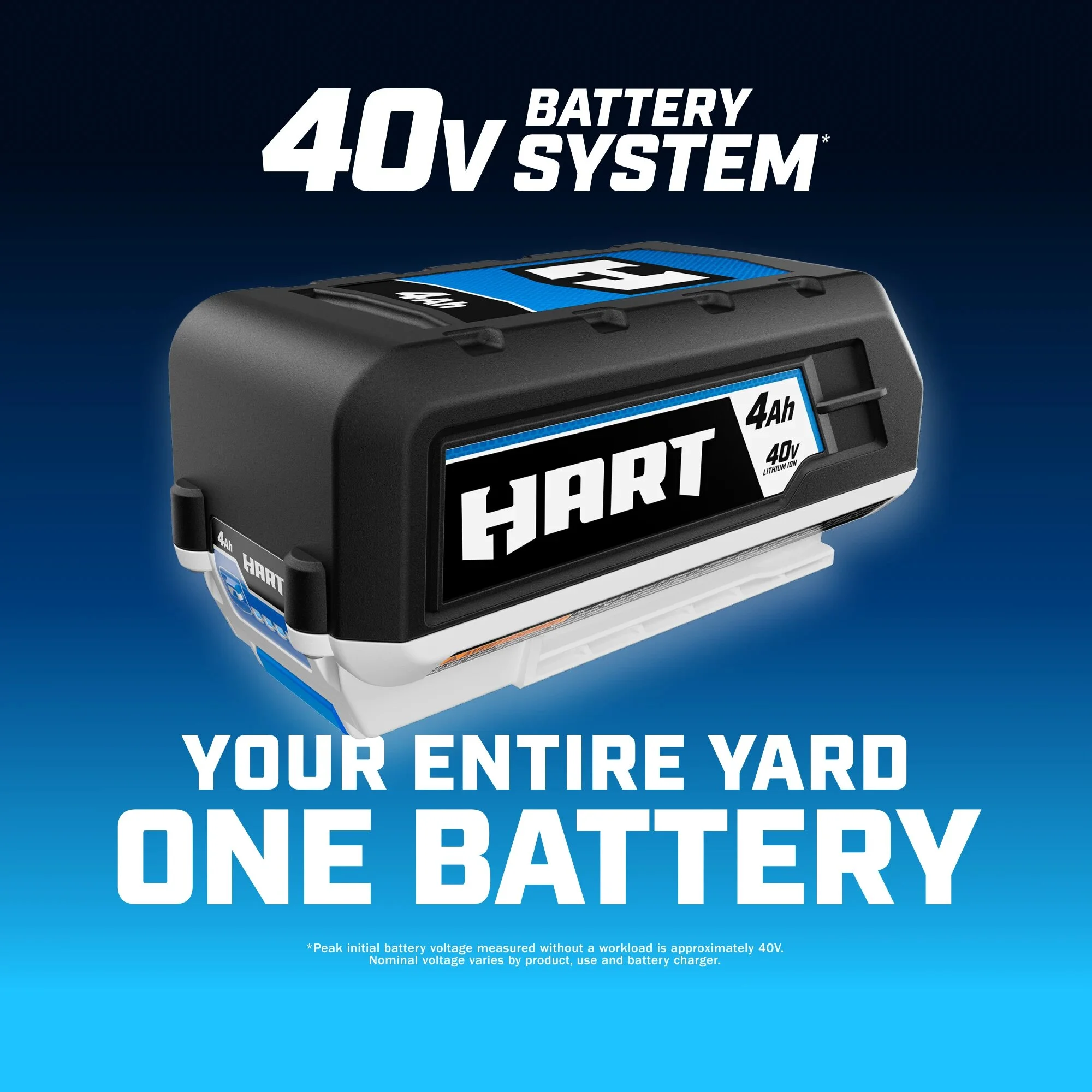 HART 40 Volts 4.0Ah Lithium-Ion Battery