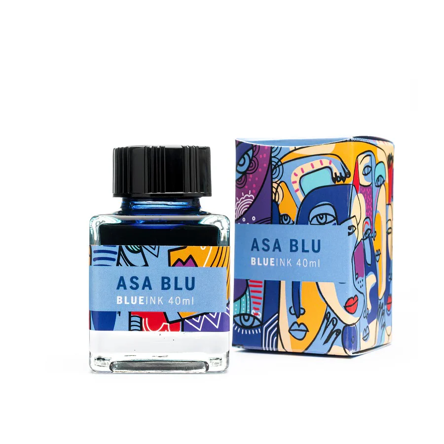 Leonardo Officina Bottled Ink for Fountain Pens Asa Blu (Blue)