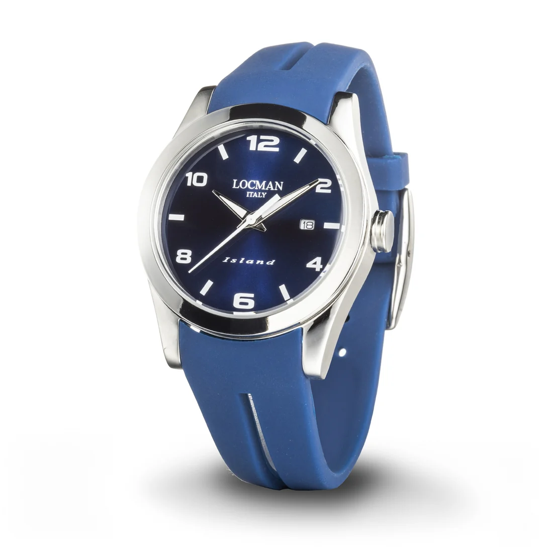 Orologio Locman Island blu cinturino silicone 0613A02S-00BLWHSB
